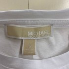 Michael Kors Sequin Logo Cotton T-shirt Women s Size S White
