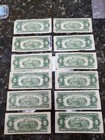  2 Red Seal United States Notes Cheap     Free Shipping    1953 And 1963