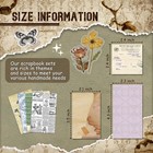 450 Pcs Vintage Scrapbook Supplies Junk Journal Supplies  A4 letter  Vintage 
