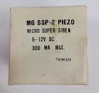 Mg Ssp-2 Piezo Micro Super Siren 6-12v Dc 300 Ma Max  Made In Taiwan