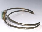  old Pawn Native American Navajo Sterling Silver   Turquoise Open Cuff Bracelet