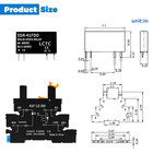 2pcs Solid State Relay 5v 12v 24v 1 5a Dc To Dc Input 3-32vdc Output 5-60vdc