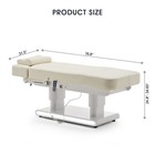 White 3motor Electric Massage Table Facial Bed Heat Medical Treatment Spa Beauty