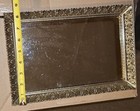 Vintage Mirror Tray Gold Tone Filigree Ornate Vanity Perfume