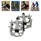 Alloy Bicycle Aluminum Pedals Non-slip 9 16  Mountain Bike Hybrid Road In Silver