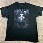 Snoop Dogg Shirt Mens Medium Black Lightning Rap Hip Hop Music Concert Doggy