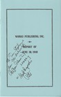 Alcoholics Anonymous Works Publishing Report June 1940   Stock Prospectus Bklets
