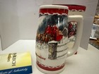 2010 Budweiser Beer Christmas Holiday Stein With Box