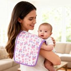 Burp Cloths For Baby Boy   Girl Organic Cotton Large Unisex Burp Clothes Extr   
