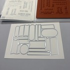 Stampin  Up  More Messages Stamp Set   Die   Celebrate Miss You  Birthday Hello