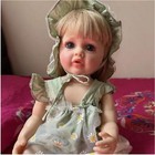 Chubby Realistic 22  Reborn Baby Dolls Full Body Vinyl Girl Lifelike Toddler Toy