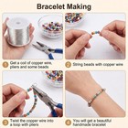 328ft 0 4mm Jewelry Wire  26 Gauge Tarnish Resistant Copper Beading Wire For    