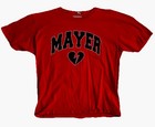John Mayer Battle Studies Tour 2010 Lic  Chicago Concert Women s Lg Red T-shirt