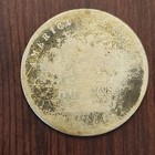 1875 Costa Rica Silver 50 Centavos  Scarce  Worn Details 75  Only 69k Minted