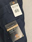 New  Dickies Men s 36x34 Loose-fit Cargo Work Pant Straight Navy Blue 