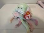 New W tags ty Beanie Baby Goochy The Pastel Rainbow Jellyfish