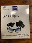 Zeiss Lens Wipes 220 Count Pre-moistened Cleaning For Glasses Phone Camera
