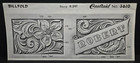 Vintage Tandy Leather Craftaid No  3610 Template Floral Patterns Tooling