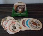 25 Vintage German Beer Coasters W coaster Holder New unused