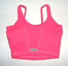 Five The Label Dancewear Sports Bra Teen Girl Youth L Yl  Pink Crop