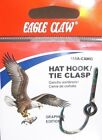 Eagle Claw Camo Hat Hook New  Hat Pin tie Clasp  155a-camo Fish Hook Hat Pin