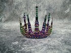 Iridescent Sea Siren Crown Tiara Queen Mermaid Princess Magical Witch Dark Fairy