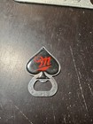 Lot 2 Beer Bottle Openers Yuengling Metal Bar Key  Miller Fortune Spade Logo Vtg
