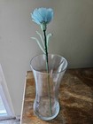 New Handmade French Beaded Flowers Carnation Blue