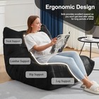  Bean Bag Chairs For Adults Giant Beanbag Chair Sofa Memory Foam Bean Bag 
