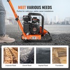2 8hp Walk-behind Vibratory Plate Compactor Soil Dirt Rammer 78 5cc Epa Engine