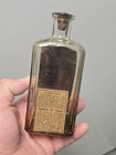 Vintage Antique Danderine For The Hair Dandruff  Medicine Bottle W  Paper Label
