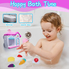 Bath Toys For Toddlers 3-5 Years  Ice Cream Foam Maker Bath Toys For Kids Ages 4