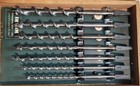 Vintage Irwin Set Of 13 Brace Auger Bits With Box Nice  Usa