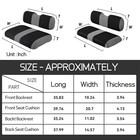 Golf Cart Seat Cover Set For Ezgo Txt  Front And Rear Golf Cart Seat Covers Txt