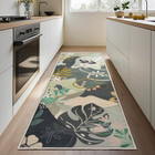 Hallway Runner Rug Washable 2x6 Non Slip Rubber Back Floral Floor Carpet Indoor
