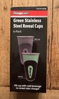 Snap On Tools Green Stainless Steel Reveal Cups Color Changing 6 Pack New