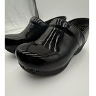 Dansko Xp 2 0 Black Patent Leather Professional Clogs Nursing Shoes Womens