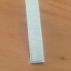 Vintage Anson Silver Tone Textured Tie Bar Clip Clasp Mcm Mens Jewelry