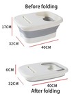 Foldable Foot Spa Bucket Massage Basin Portable Soaking Tub Home Pedicure