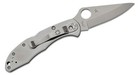 Spyderco Delica 4 Vg10 Satin Plain Blade Stainless Steel Handles C11p