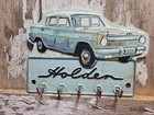 Vintage Holden Sign Cast Iron Australian Key Hook Hanger Automobile Car Dealer