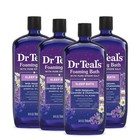 Foaming Bath Soak With Pure Epsom Salt   Melatonin  Essential Oil Blend  34oz  4