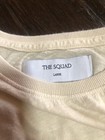 The Squad Co Los Angeles Tee T Shirt Sz L Distressed Beige Men   s Evil Eye Pin