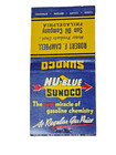 Vintage 1930 s Sunoco Oil Mercury Made Advertising Full Gas Pump Matchbook
