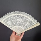 Rare Canton 19th Century Antique Hand Fan Chinese Carved 19thc Fan