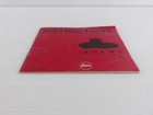 Leica M 4 Instructions Leitz Camera Photography Photo Vintage Manual