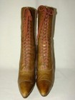 Wonderful Antique Vicrtorian Women s Leather Lace-up Hi-top Boots