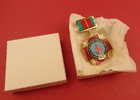 Chernobyl Liquidator Medal Soviet Badge Ukraine Nuclear Disaster Cross  box Mint