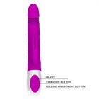 Pretty Love Adrian Rotating  Rabbit Vibrator 12 Functions Usb Rechargeable