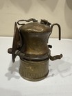 Wolf Miners Brass Carbide Cap Lamp  Complete Harder To Find Brass Version